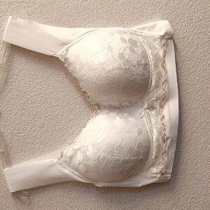 Senobra Plus White Floral Lace Size 5XL Bra B19 X P